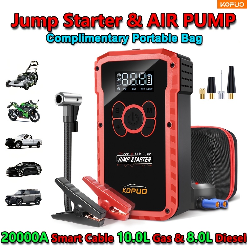 Portable Jump Starter - 20000A Portable Jump Starter Compatible for