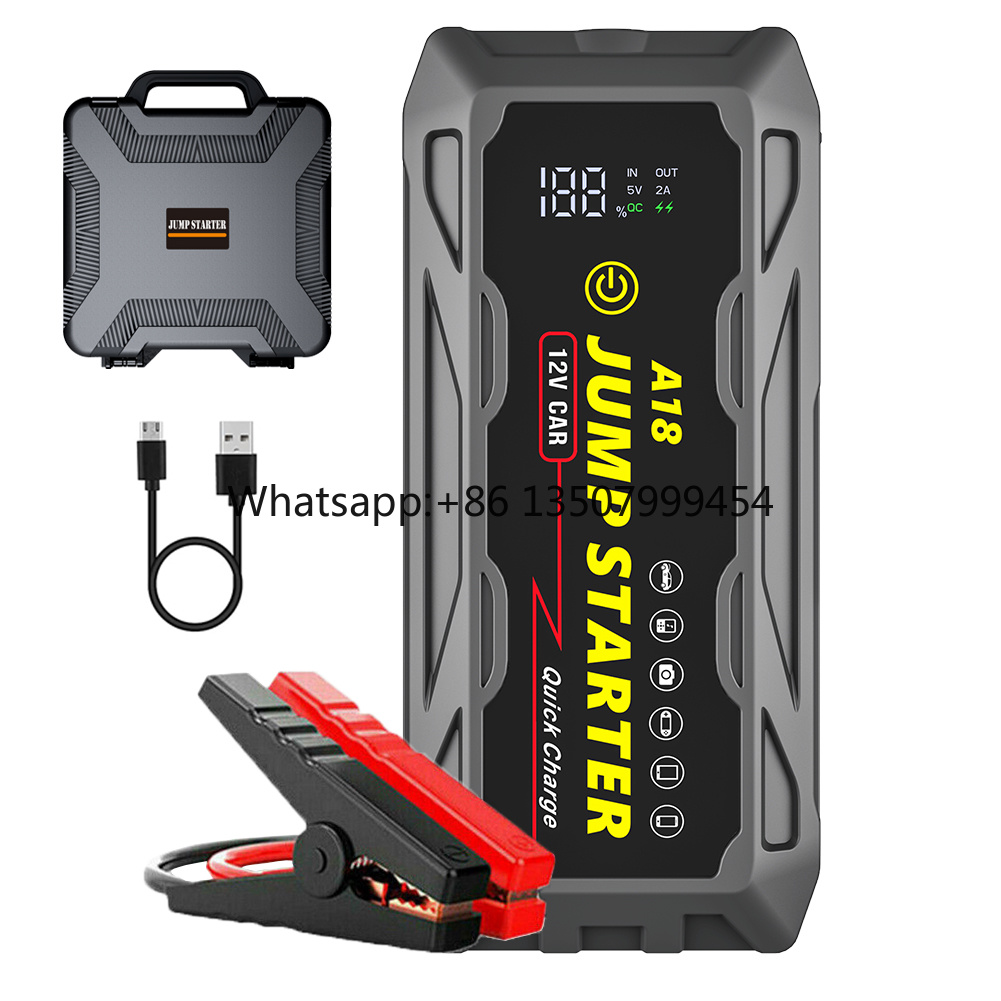 Portable Jump Starter - Multi-Function 6000A Car Jump Starter 12V