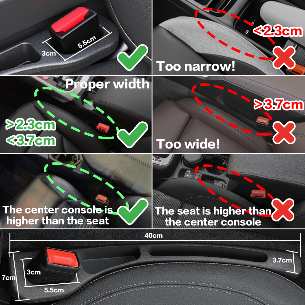 2X Car Seat Gap Filler Between – обзор и цена Car Accessories Xcent