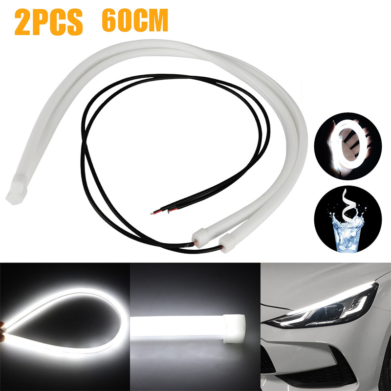 2 PCS DRL 60CM LED Strip Light – обзор и цена Led Headlight Bulbs