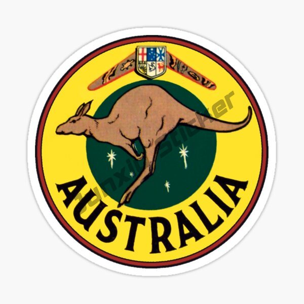 Australia Map BUMPER STICKER V – обзор и цена Car Accessories Australia