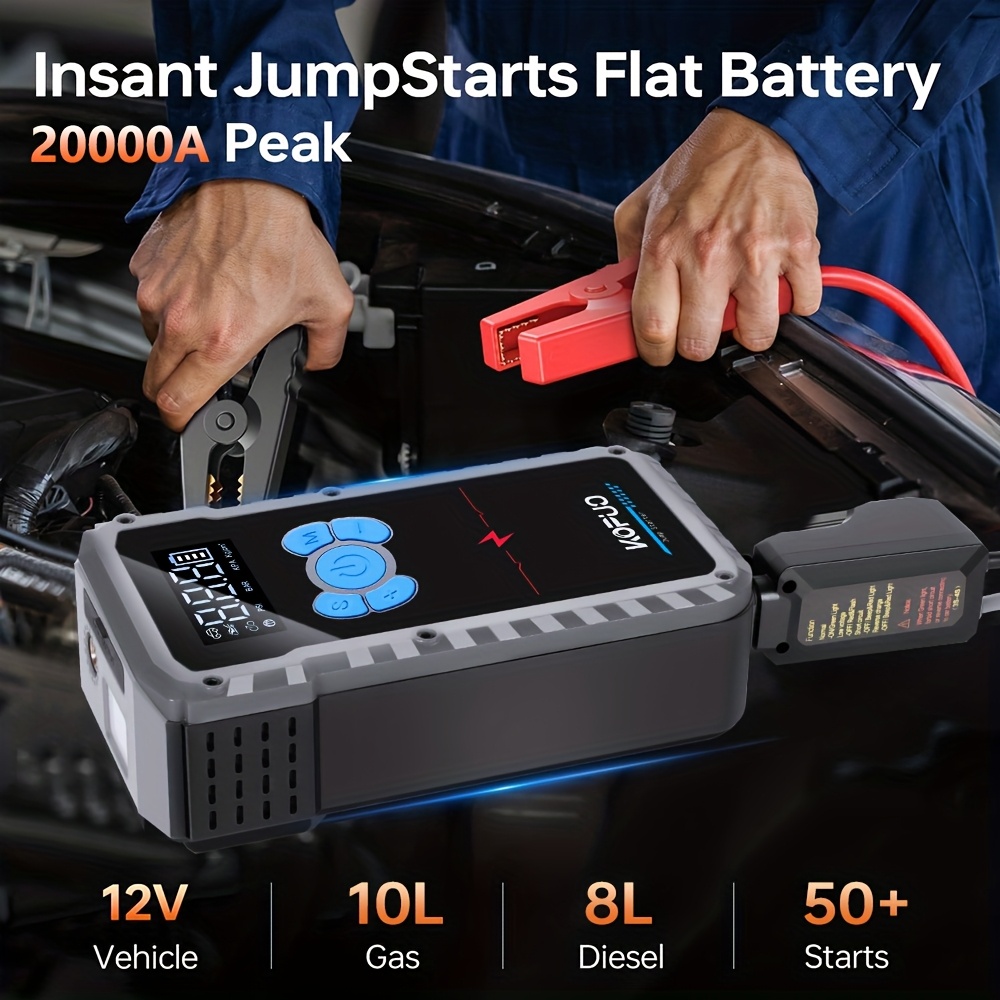 20000A Portable Jump Starter C – обзор и цена Portable Jump Starter