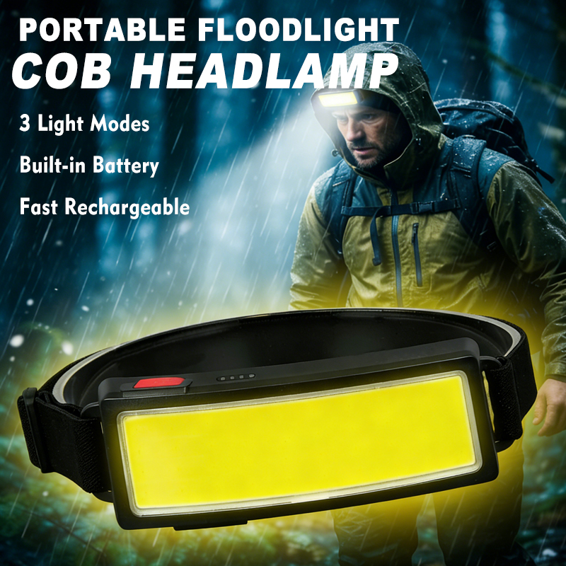 Powerful COB LED Headlamp 4 Li – обзор и цена Led Headlight Bulbs