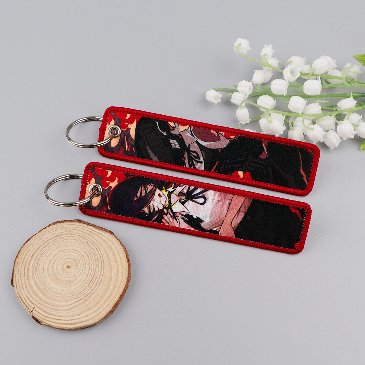 Anime Girls Embroidery Key Fob – обзор и цена Car Accessories Japan
