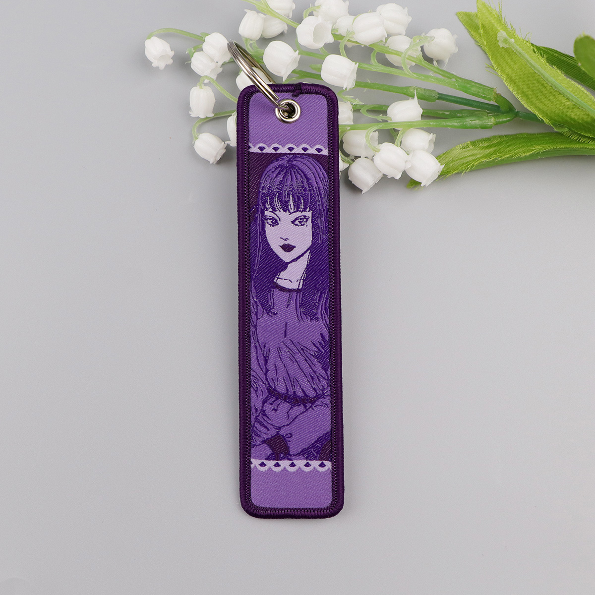Anime Girls Embroidery Key Fob – обзор и цена Car Accessories Japan