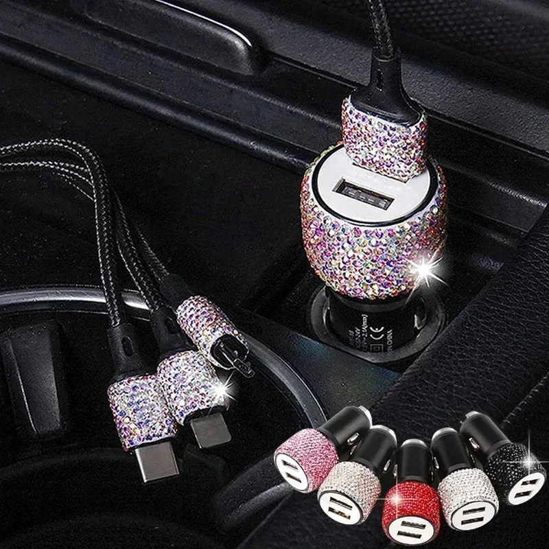 USB Car Charger 5V 2.1A Dual-P – обзор и цена Car Accessories For Women