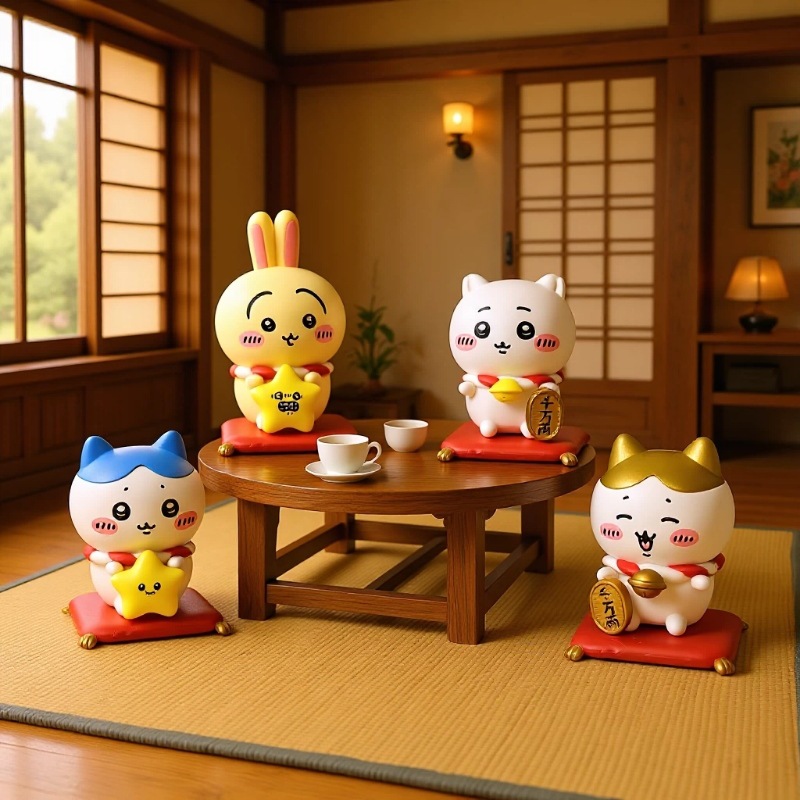 Kawaii CKW Lucky Cat Figurine  – обзор и цена Car Accessories For Decoration