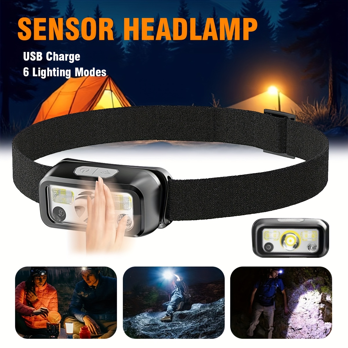 Powerful COB LED Sensor Headla – обзор и цена Led Headlight Bulbs