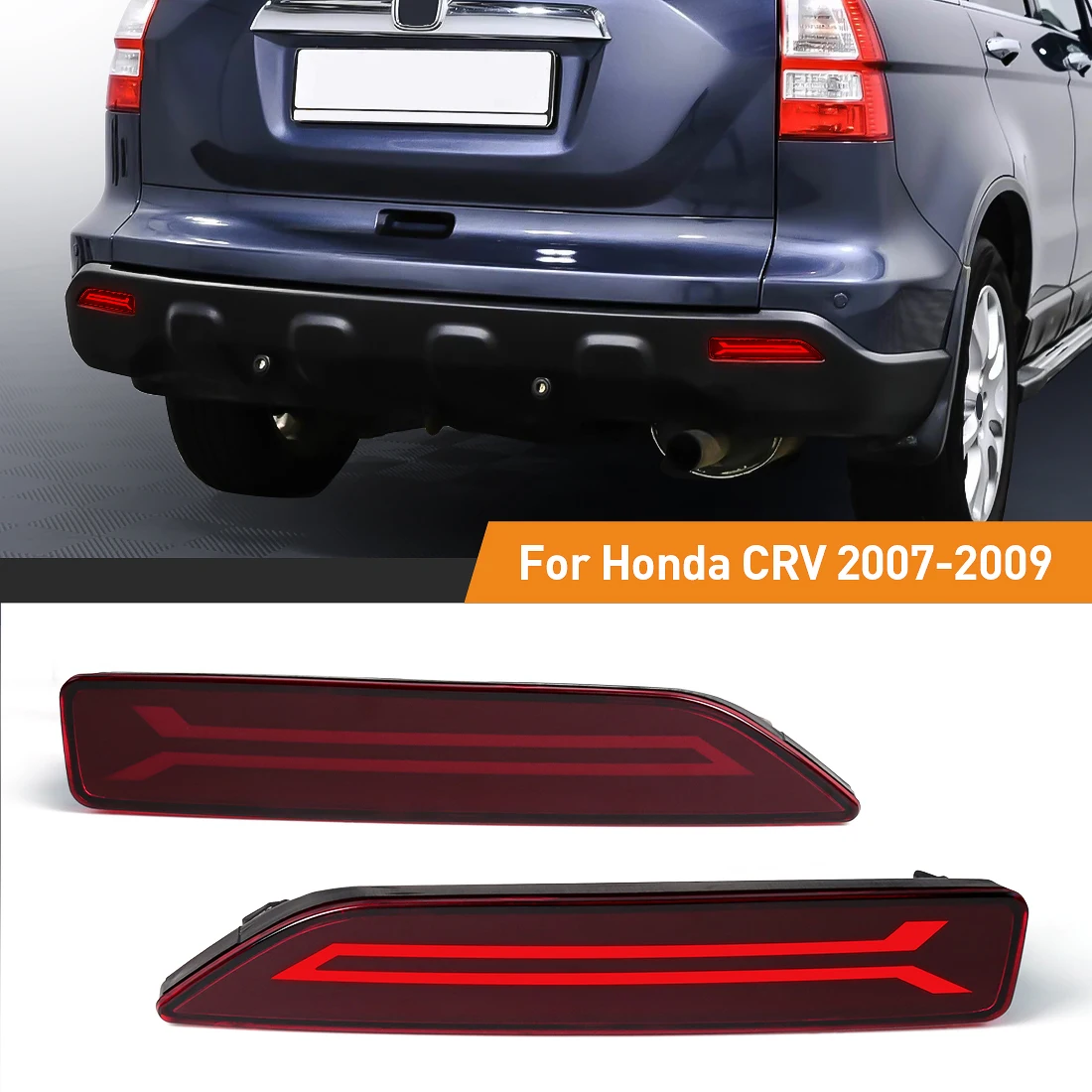 LED Rear Bumper Reflector Ligh – обзор и цена Car Accessories Honda Crv