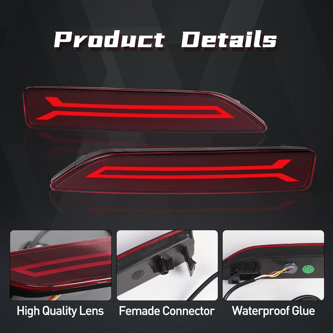 LED Rear Bumper Reflector Ligh – обзор и цена Car Accessories Honda Crv