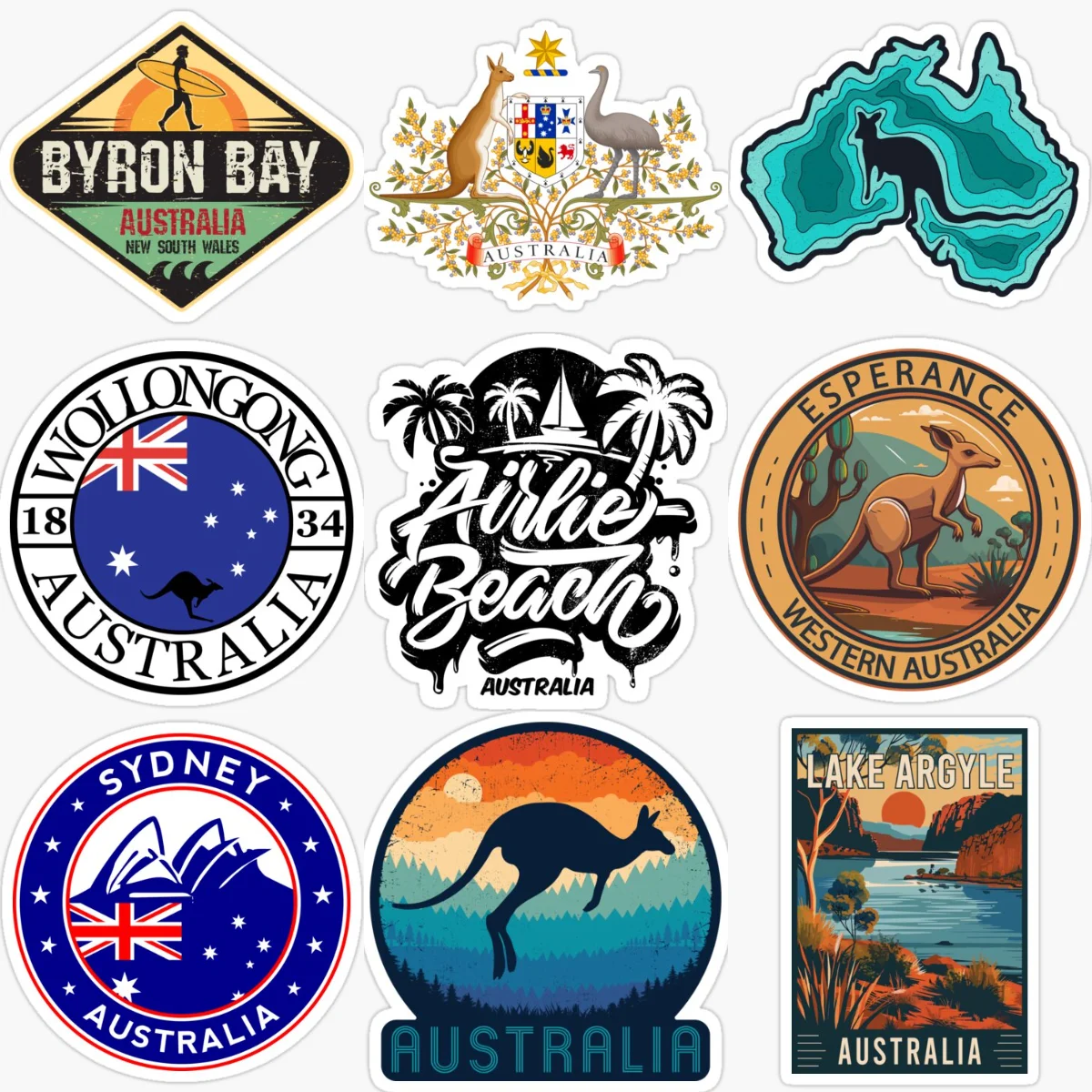Australia Flag Map Kangaroo Em – обзор и цена Car Accessories Australia