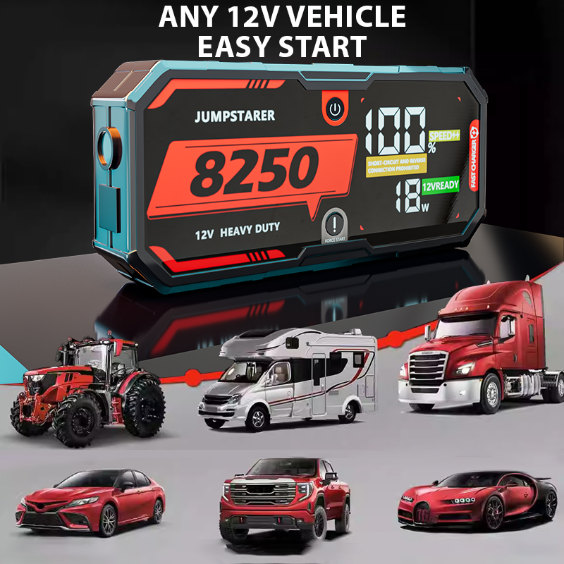 12V 8250A Portable Car Battery – обзор и цена Portable Jump Starter