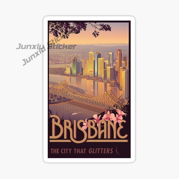 Australia BRISBANE Flag Vinyl  – обзор и цена Car Accessories Australia