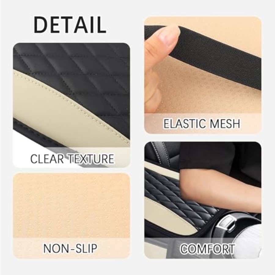 Patchwork Leather Center Conso – обзор и цена Leather Car Seat Cover
