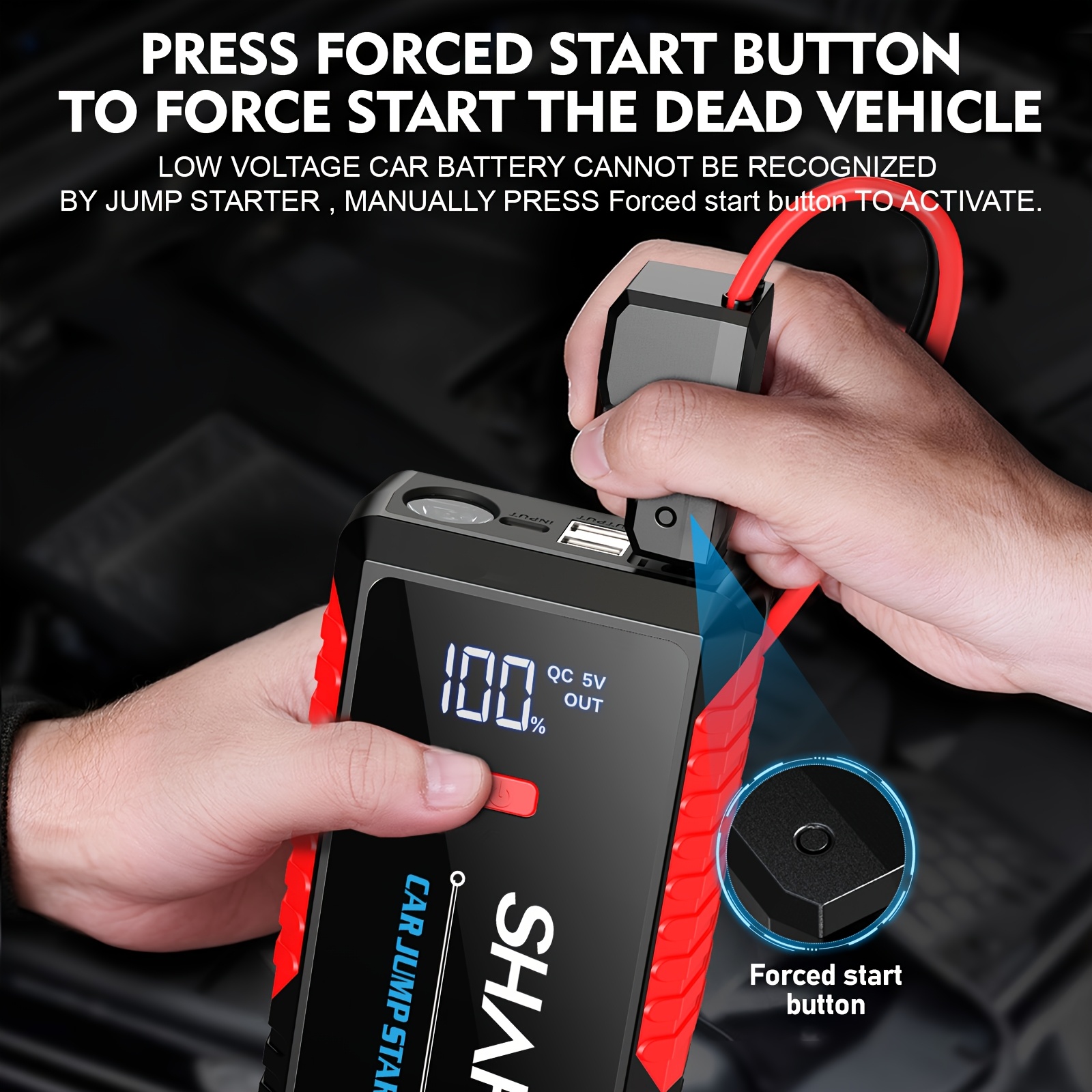 10000A/13000A/15000A Single-St – обзор и цена Portable Jump Starter