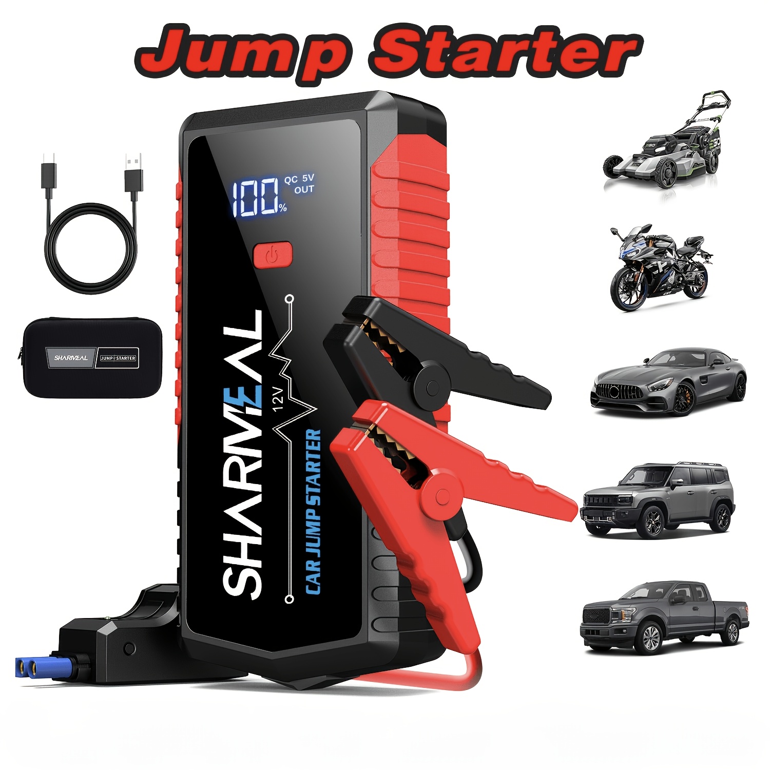 10000A/13000A/15000A Single-St – обзор и цена Portable Jump Starter
