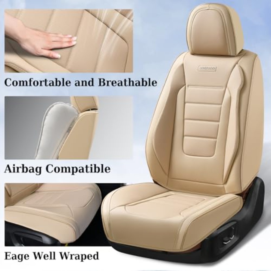 Front Seat Car Seat Covers Bei – обзор и цена Leather Car Seat Cover