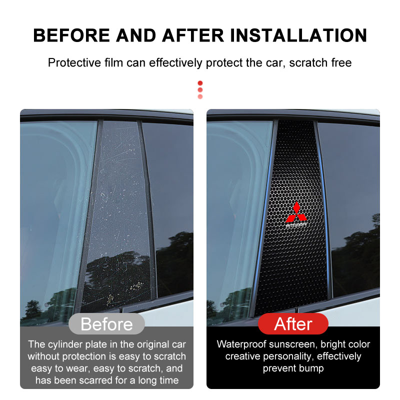 Car B Pillar Stickers Door Pil – обзор и цена Car Accessories Xcent
