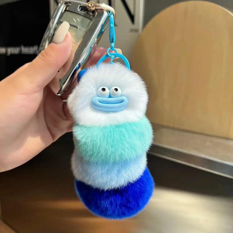 Funny Plush Caterpillar Keycha – обзор и цена Car Accessories Japan