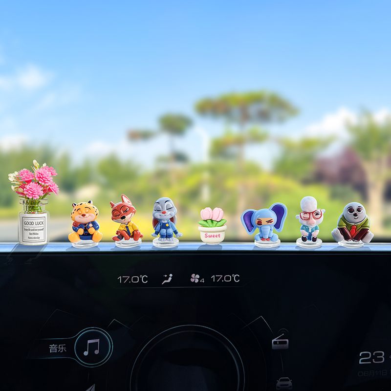 Zootopia cartoon car ornament  – обзор и цена Car Accessories For Decoration