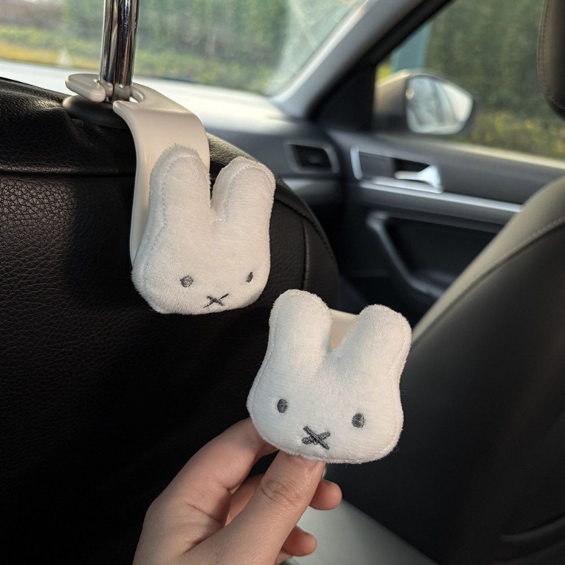 Miffy creative car hook with   – обзор и цена Car Accessories For Decoration