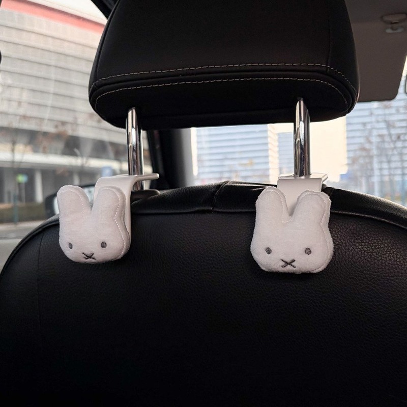 Miffy creative car hook with   – обзор и цена Car Accessories For Decoration