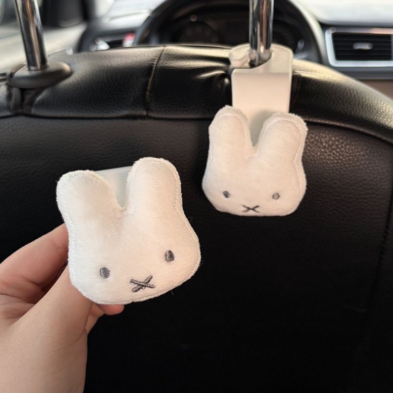 Miffy creative car hook with   – обзор и цена Car Accessories For Decoration