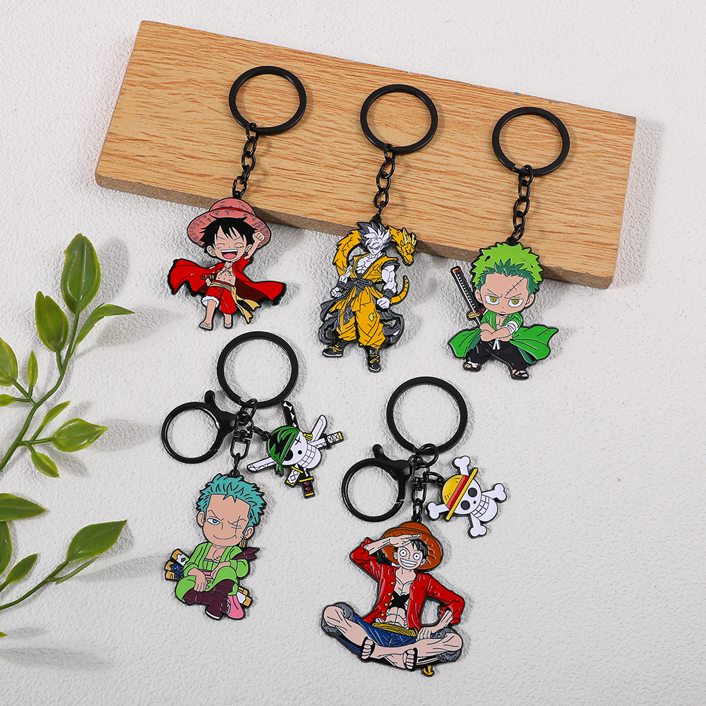 One Piece Anime Keychain Featu – обзор и цена Car Accessories For Decoration