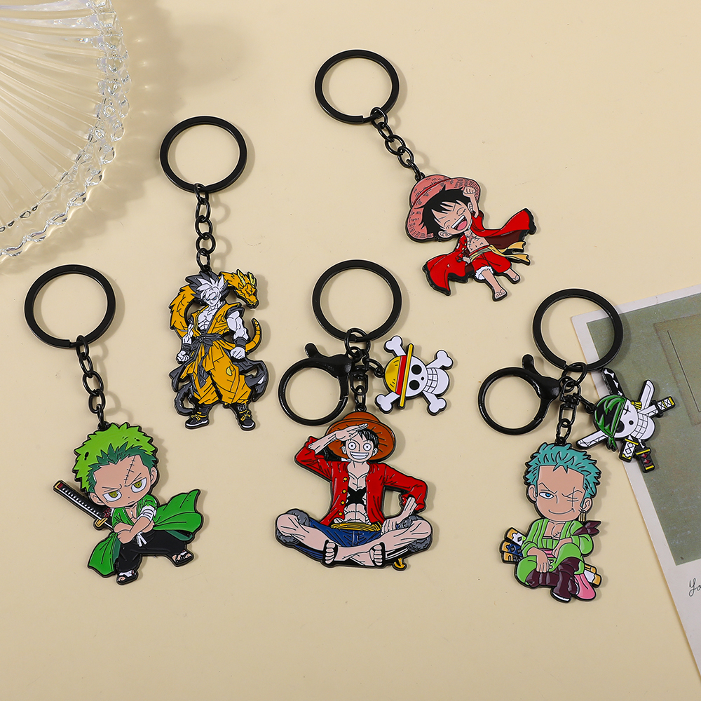 One Piece Anime Keychain Featu – обзор и цена Car Accessories For Decoration