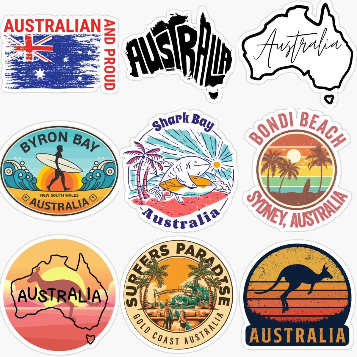 AUS Australia Flag Map Scenery – обзор и цена Car Accessories Australia