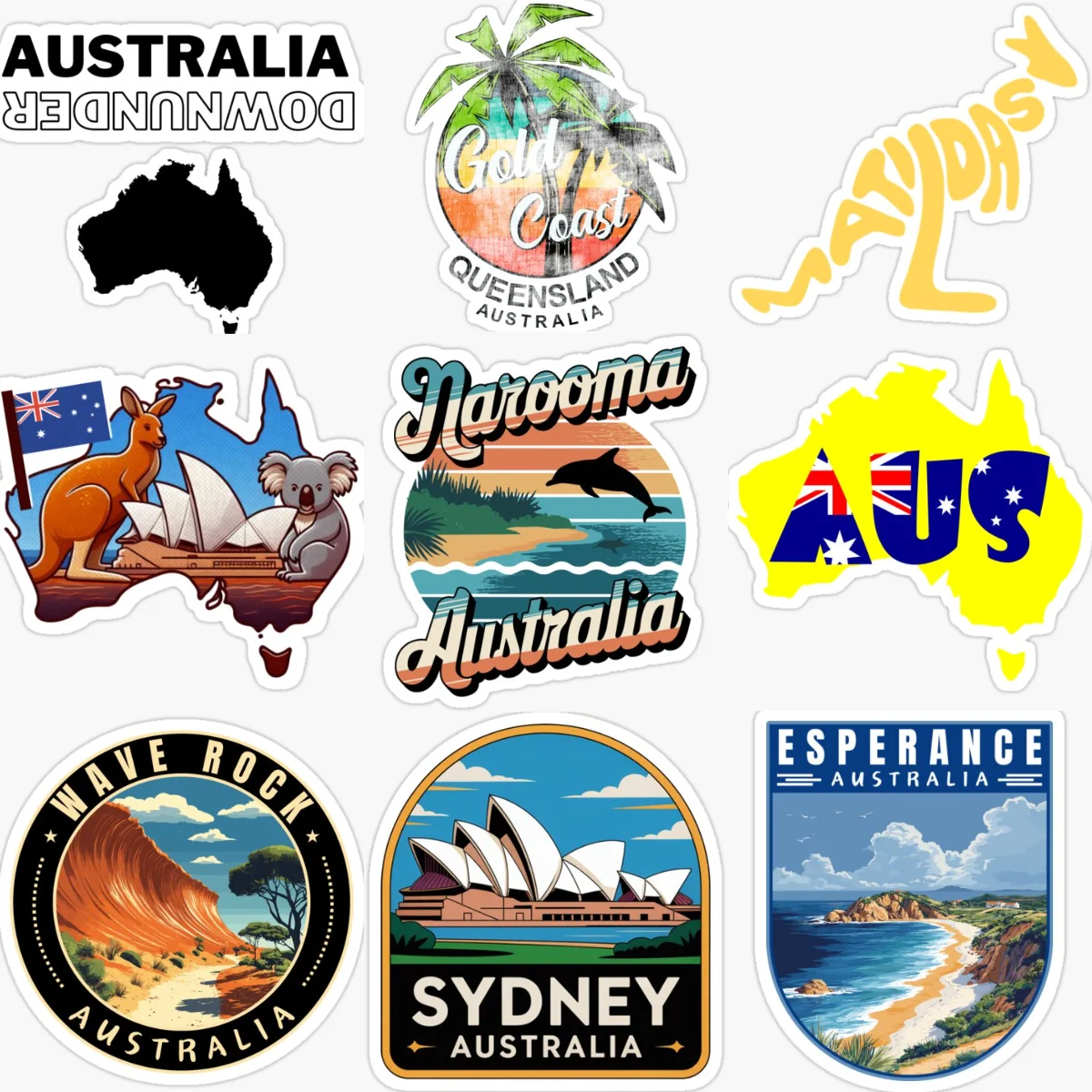 AUS Australia Flag Map Scenery – обзор и цена Car Accessories Australia