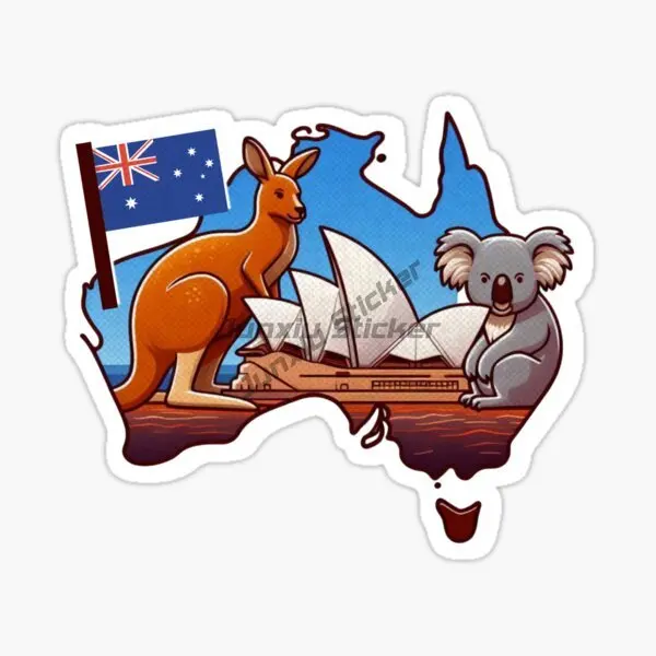 AUS Australia Flag Map Scenery – обзор и цена Car Accessories Australia