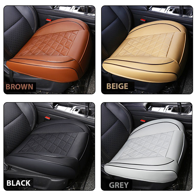 New Front Car Seat Cover PU Le – обзор и цена Leather Car Seat Cover