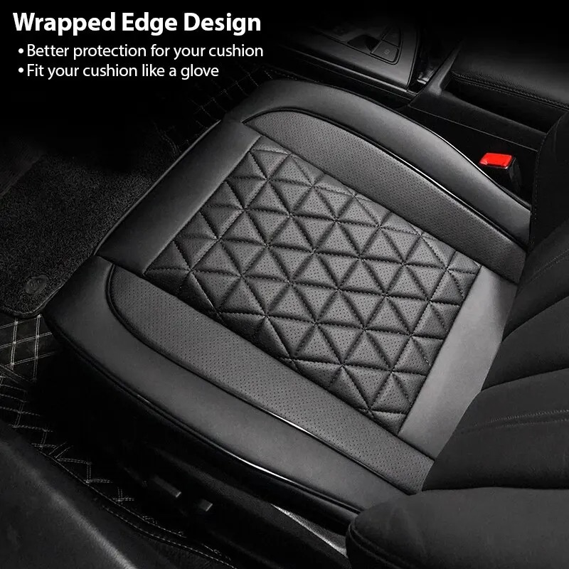New Front Car Seat Cover PU Le – обзор и цена Leather Car Seat Cover