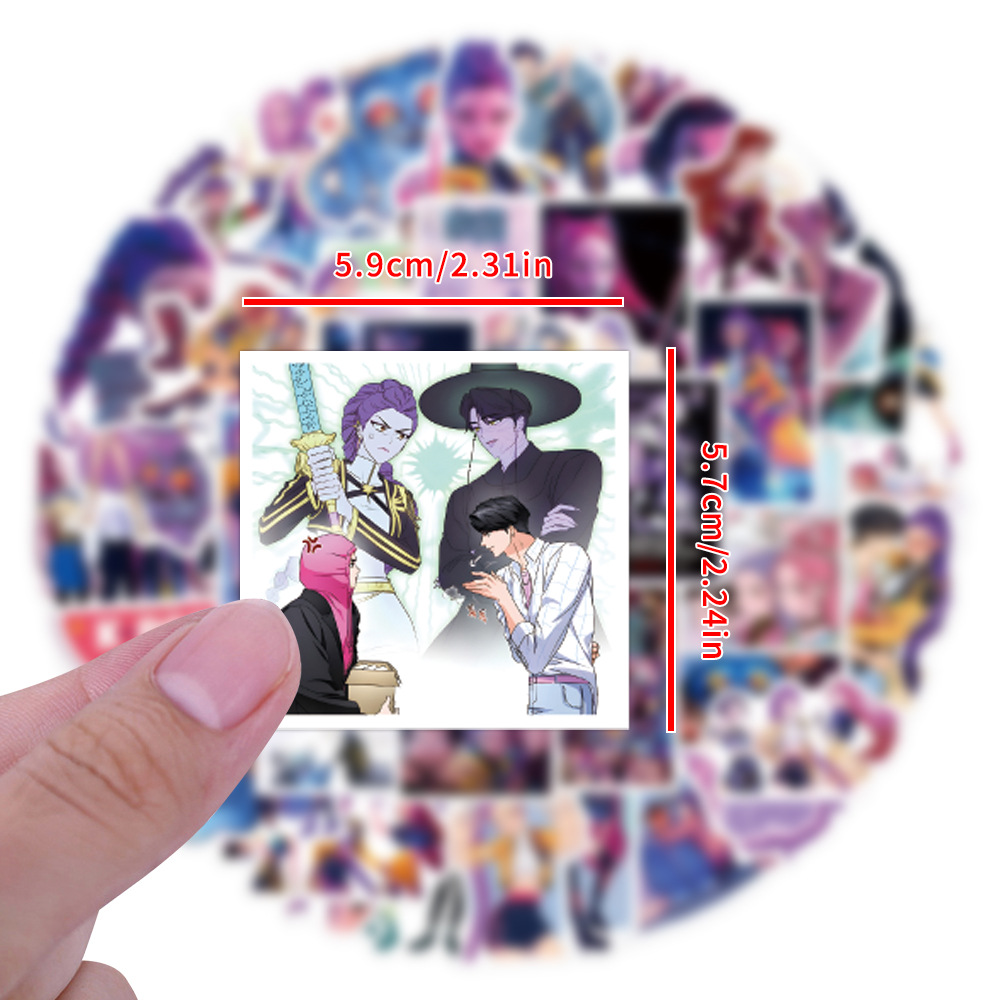 55/110pcs K-Pop Anime cartoon  – обзор и цена Car Accessories For Decoration