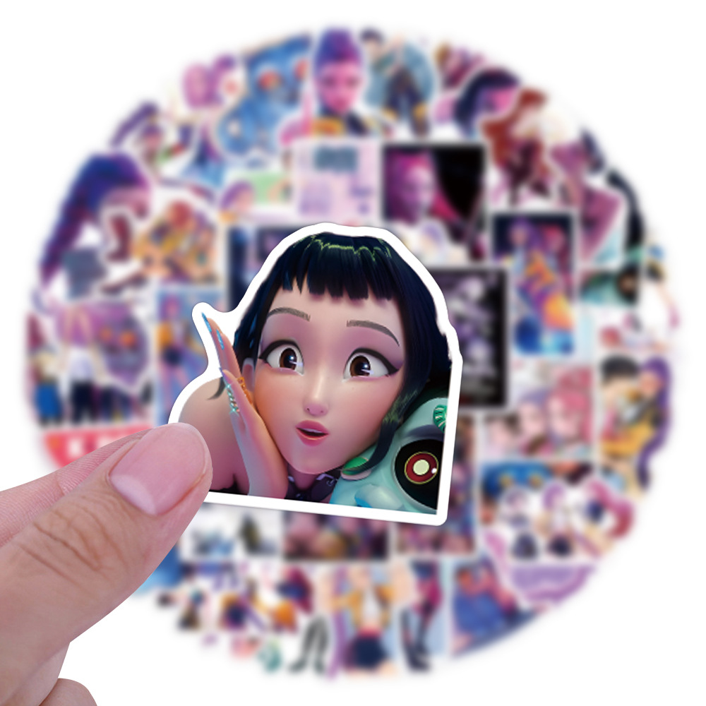 55/110pcs K-Pop Anime cartoon  – обзор и цена Car Accessories For Decoration