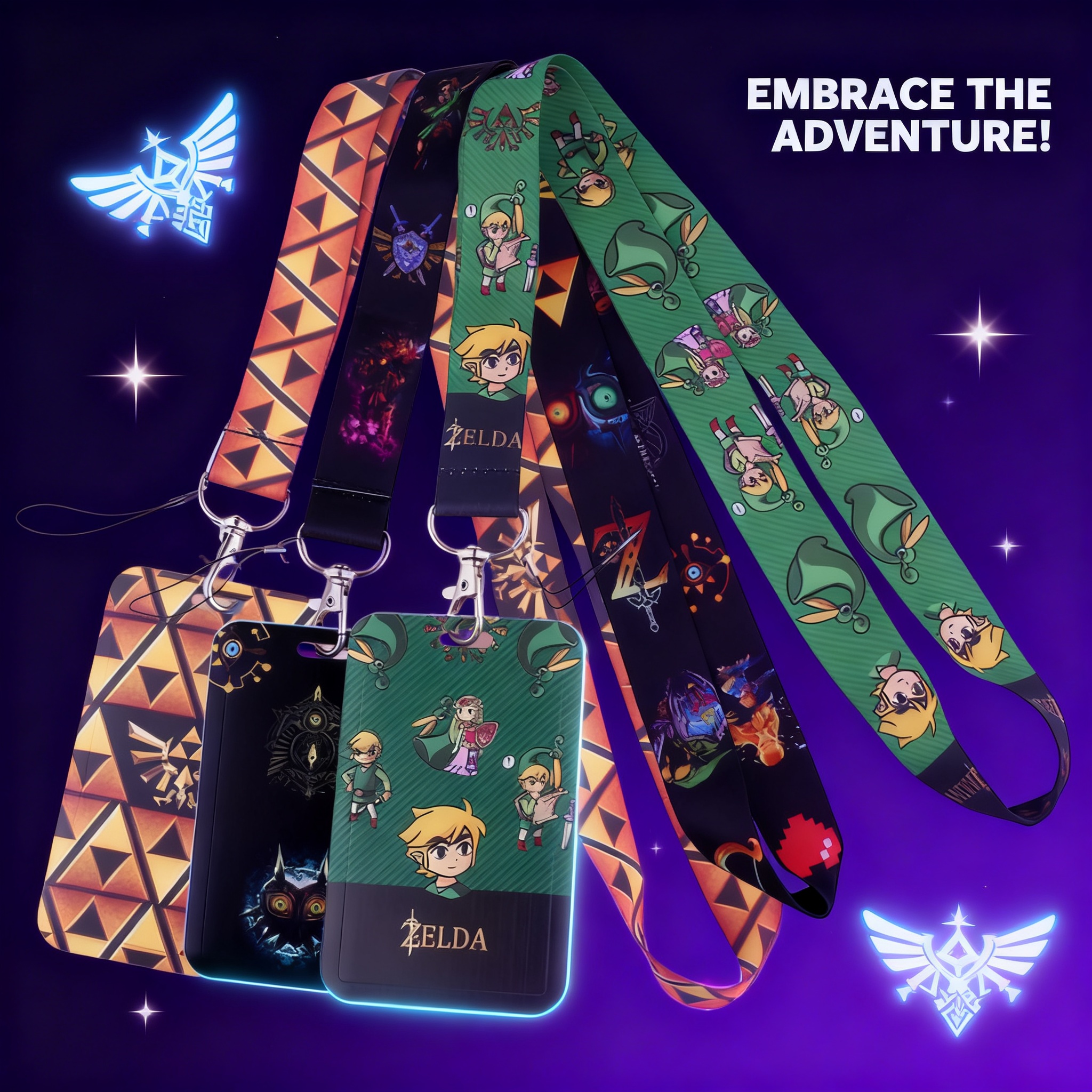 Cartoon Game Lanyards for Key  – обзор и цена Car Accessories Japan