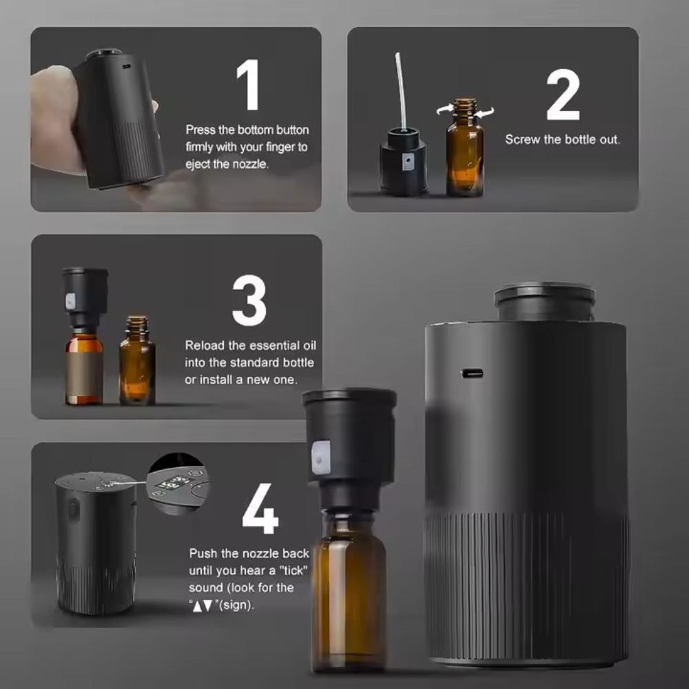 Portable Essential Oil Diffuse – обзор и цена Car Fragrance Diffuser